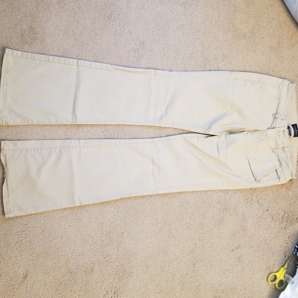American Eagle Artist Flare Khakis
